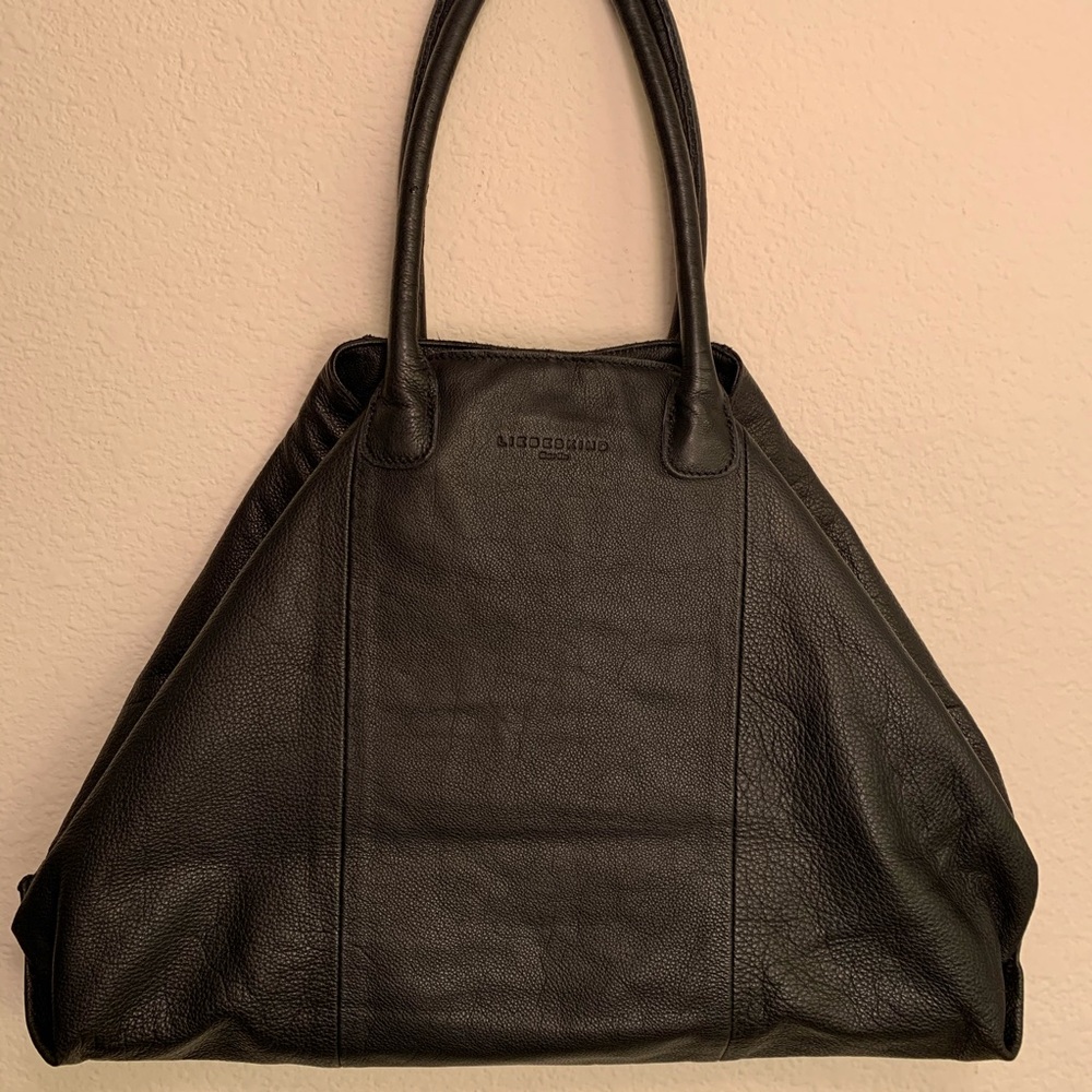 Liebeskind large black leather tote